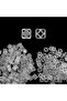 100 Sets Clear Square Plastic Sew-On Snaps, Invisible Press Buttons for Clothing, DIY Craft Fastener