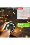 LED String Lights 49FT Rechargeable Warm White & Multicolor - 5