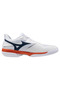 Wave Exceed Court Ac Men's Tennis Shoes White / Navy Blue - 3