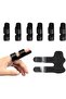 ® 6Pcs Finger Splints with Aluminum Support,Adjustable Brace for Trigger Finger,Mallet Fractur