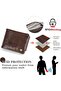 محافظ جلدية أصلية للرجال، محفظة كبيرة السعة مزودة بتقنية حجب RFID، محفظة رجالية بتصميم كلاتش. - 5