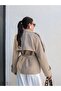 Lined Belted Trench Coat - 5