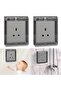 2 Pcs Socket Cover Light Switch Guard – Ultra-Thin Plug Protectors, Childproof Electrical Outlet Pro
