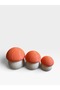 3-Piece Mushroom Design Spice Rack Storage Container Set - 3