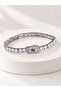 Premium Monaco Design Waterway Anti-Tarnish Steel Silver Bracelet 18 cm 0.4mm Width