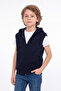 2-Pack Boys' 3-Thread Hooded Zippered Double Pocket Vest - 2