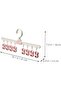 3 PCS Sock Drying Rack Hangers with Clips Space Saving - 2