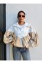 Lace Embroidered Balloon Sleeve Jacket - 5
