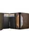 Slimwallet Vintage Card Holder Wallet, Dark Brown - 4