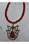 Special Design Nilüfer Necklace - Red - - 2