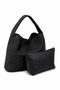 Women's Shoulder Bag Italian Style Luxury Knitted Pattern Soft Casual Hobo Handbag 26990 - 2