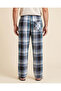 Men Blue Check Pyjama Pants - 2