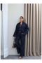 Ornamental Pocketed Jacket and Trousers Set