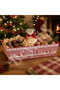 Christmas Cardboard Bowl with Snowman and Deer Pattern - 5