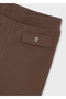 Girl's Pocket Detailed Spanish Style Leggings Trousers 4731 - 2