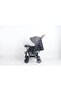 Baby Reversible Handle Stroller V7 Grey - 3