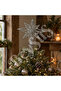 Christmas Tree Ornament Silver Pole Star - 2