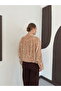 Sequin Velvet Coat - Stone |   F2026 - 5