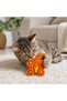 Soothing Butterfly Cat Toy – Furry, Plush, Embroidered 11X11 cm - 7
