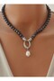 Black Pearl Necklace -