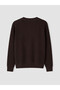 Ozmarka New Season Brown Regular Fit V-Neck Men's Knitwear Cardigan - 4