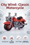 Toy Racing Motorcycle Cross-Country Durable Plastic 28 cm Realistic Fun Toy