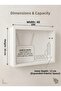 Premium Wooden Wall Mounted Wifi Box Cable Hider Socket Modem Fuse Box Storage Organizer - 2