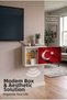Multi-Purpose Wooden Modem Storage Box Wall Mounted Fuse Box Storage Cable Wifi Concealer