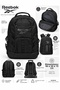 Black School Backpack Unisex Daily Multi-Compartment Bag 46X34X15 cm - 7