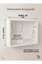 Modern Wooden Fuse Box Storage Cabinet Wifi Modem Concealer Cable Hiding Wall Mounted Socket Box - 2