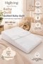 Baby Mattress + 60X40 cm + Orthopedic Soft Sponge + Liquid Proof + Zippered Cover.