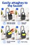 Hanging Sponge Holder Faucet Sink Organizer Sponge Holder with Drain Hole - 4