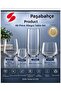 Allegra Water Glass - 48 Pieces Water Soft Drink Glass Dowry Set Set for 12 People - 2