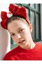 Girl's Sequined Bow Crown