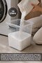 2-Pack 10Lt Lockable Lid Storage Box - Deep Elora Bathroom Organizer Detergent Storage Container Gray - 2