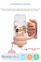Cocosmile 1000ml Tumbler Charm Series Shiny Transparent Body With/Without Straw Detox Large Handle Plush Decorated Tritan Water Bottle with Charm and Silicone Straw Decoration - 5