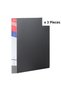 Presentation File 100Pcs Black X 3 Pieces