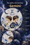 Set of 6 Glass Tea Plates – Gemini Sign and Cosmic Theme – 6 Tea Plates - 2