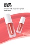 Blush Lipstick Eyeshadow Glow Tint Warm Peach |   Moisturizing Makeup |   Peach |   Hyaluronic Acid Peptide - 3