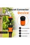 1/2 Hose Connection Adapter + 1/2-3/4 Faucet Adapter Garden Watering Set Universal - 5