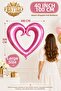 40 Inch 100 cm Heart Foil Balloon – Large Size Party and Special Occasion Decoration - 2