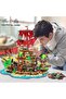 Pirate Shipwreck House Mini Construction Set with LEDs, 1854 Pieces, 2-in-1 Ship Model - 2