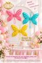 Butterfly Foil Balloon 84X60.5 cm 1 Piece Birthday Party Decoration Balloon - 3