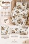 Mother's Side - Park Bed Baby Sleeping Set 3 Pieces – Fiber Double-Sided Printed Blanket, Elastic Sheet and Pillowcase (60X120-70X110-70X120) Suitable for Bed Sizes - 2