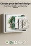 Decorative Stylish Natural Wood Multi-Purpose Modem Hiding Box Concealer Cabinet Cable Organizer - 5