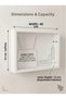 Nordic Natural Wood Wall Mounted Internet Concealment Box Cable Hider Router Hider - 2