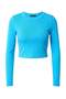Turkuaz Fitted Uzun Kol Viskonlu Esnek Crop Örme T-Shirt TWOAW27TS00040 Örme T-Shirt TWOAW27TS00040 - 4