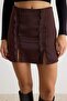 Brown Woven Shorts & Bermuda Shorts Tpraw27Sr00006 - 3