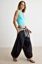 Turquoise Fitted/Body-Fitting Deep V-Neck Flexible Knitted Undershirt Twoss26Al00151 - 2