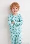 Mint Boy's Crocodile Printed Pajama Set Tkdaw27Pt00034 - 3